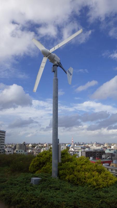 風力発電（多摩川清掃工場）