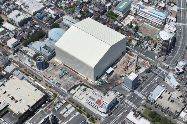 北清掃工場建替工事全景写真（令和8年5月20日）