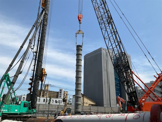 北清掃工場建替工事近景写真（令和8年5月20日）