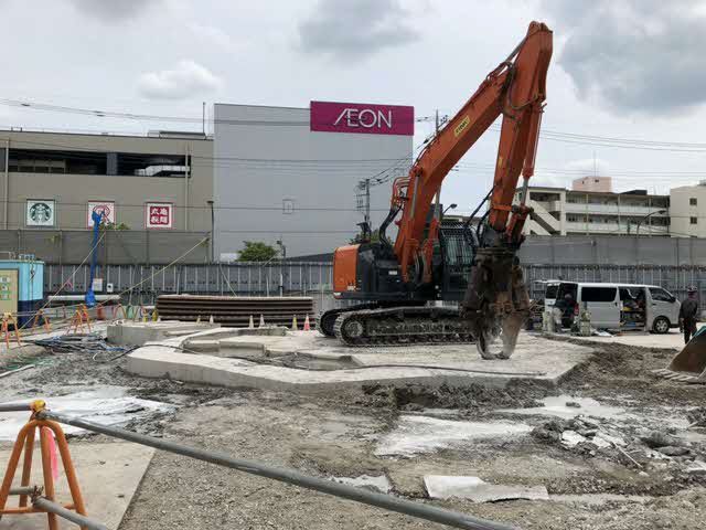 北清掃工場建替工事近景写真（令和8年6月24日）