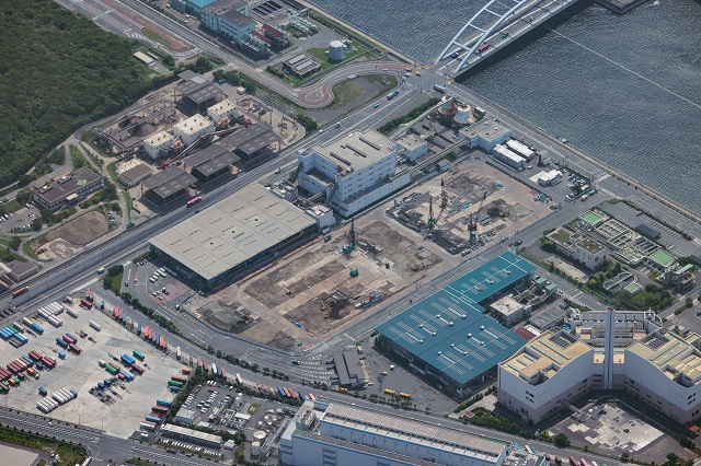 中防不燃・粗大ごみ処理施設整備工事全景写真（2025年5月20日）