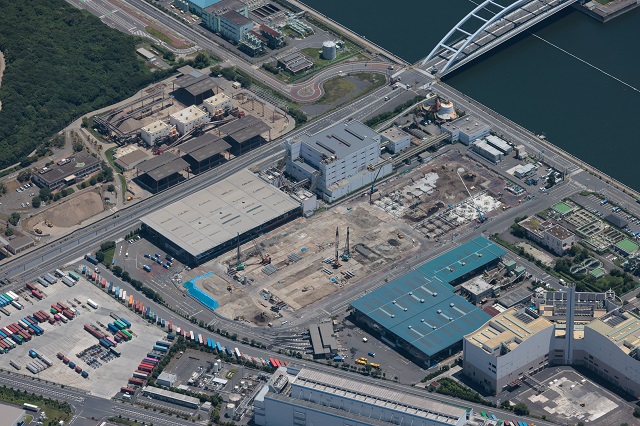 中防不燃・粗大ごみ処理施設整備工事全景写真（2025年7月21日）