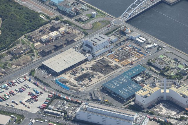 中防不燃・粗大ごみ処理施設整備工事全景写真(令和7年9月22日)