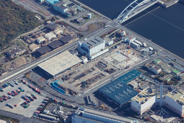 中防不燃・粗大ごみ処理施設整備工事全景写真（令和7年11月20日）