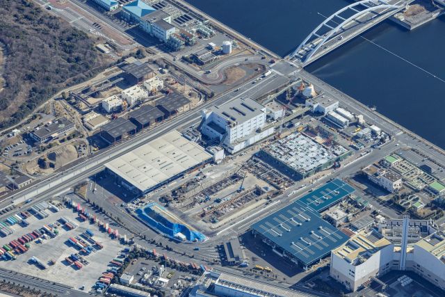 中防不燃・粗大ごみ処理施設整備工事全景写真（令和8年1月22日）