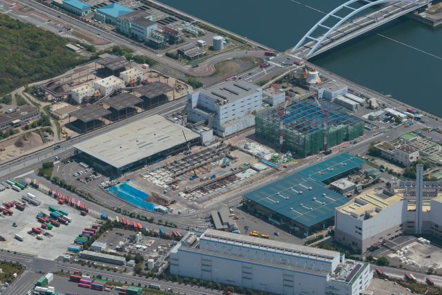 中防不燃・粗大ごみ処理施設整備工事全景写真（令和8年4月20日）
