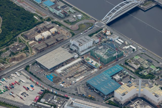 中防不燃・粗大ごみ処理施設整備工事全景写真（令和8年6月22日）
