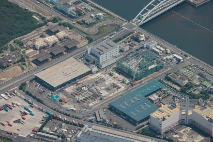 中防不燃・粗大ごみ処理施設整備工事全景写真（令和8年8月20日）
