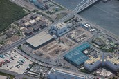 中防不燃・粗大ごみ処理施設整備工事全景写真（2025年5月20日）