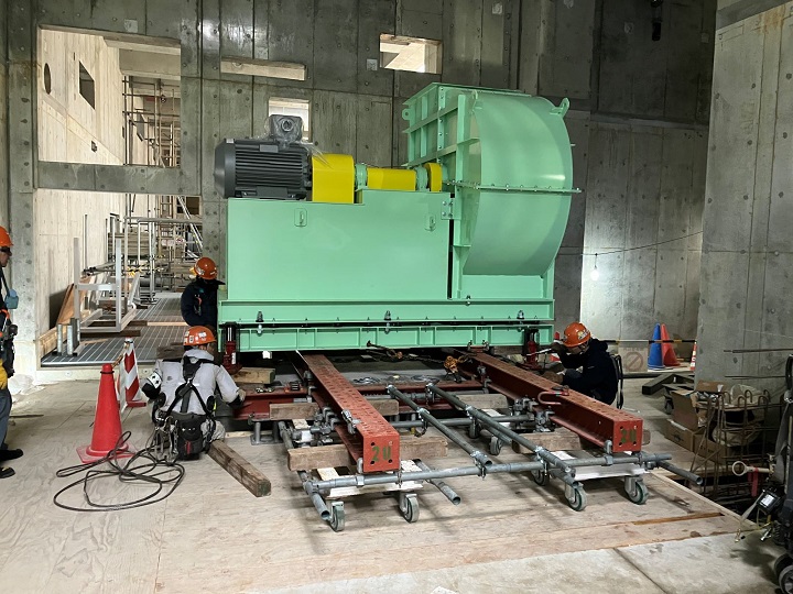 江戸川清掃工場建替工事近景写真(令和7年5月22日)