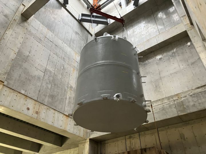 江戸川清掃工場建替工事近景写真(令和7年11月18日)