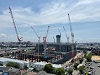 江戸川清掃工場建替工事全景写真(令和7年7月28日)