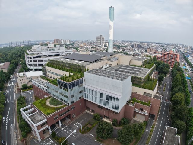 世田谷清掃工場建替工事全景写真(令和8年7月16日)