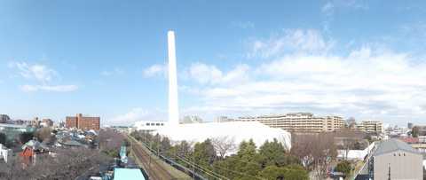 杉並清掃工場建替工事全景写真（平成27年2月27日）