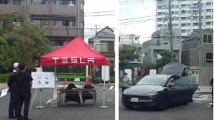 電気自動車展示